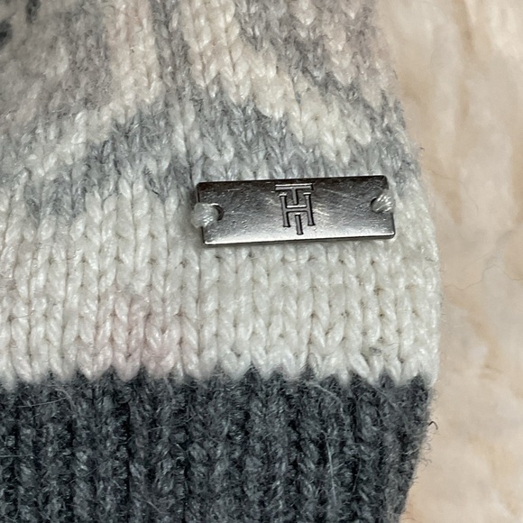 TOMMY HILFIGER SHORT SLEEVE CARDIGAN  SZLG BEACHY PREPPY HORSE BLANKET - Picture 5 of 6